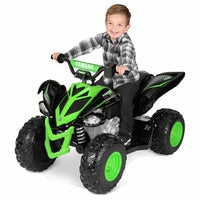 12v Yamaha Raptor ATV Green