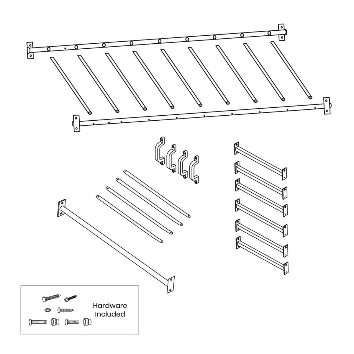 Lifespan Kids 2.5m Monkey Bars (Bars Only)