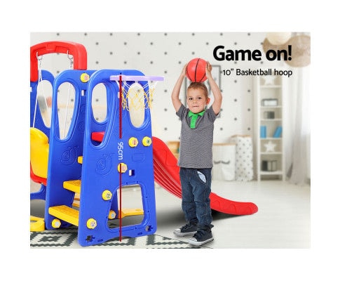 3-in-1 Toddler Slide and Swing