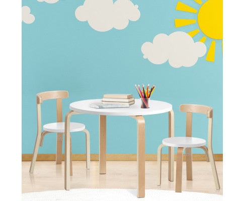 3 Piece Kids Nordic Table and Chairs