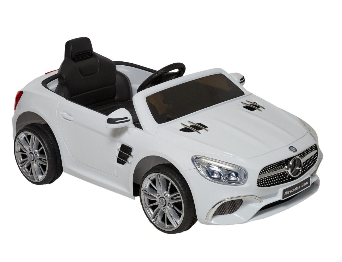 6 Volt Mercedes Benz SL400 Kids Car - White