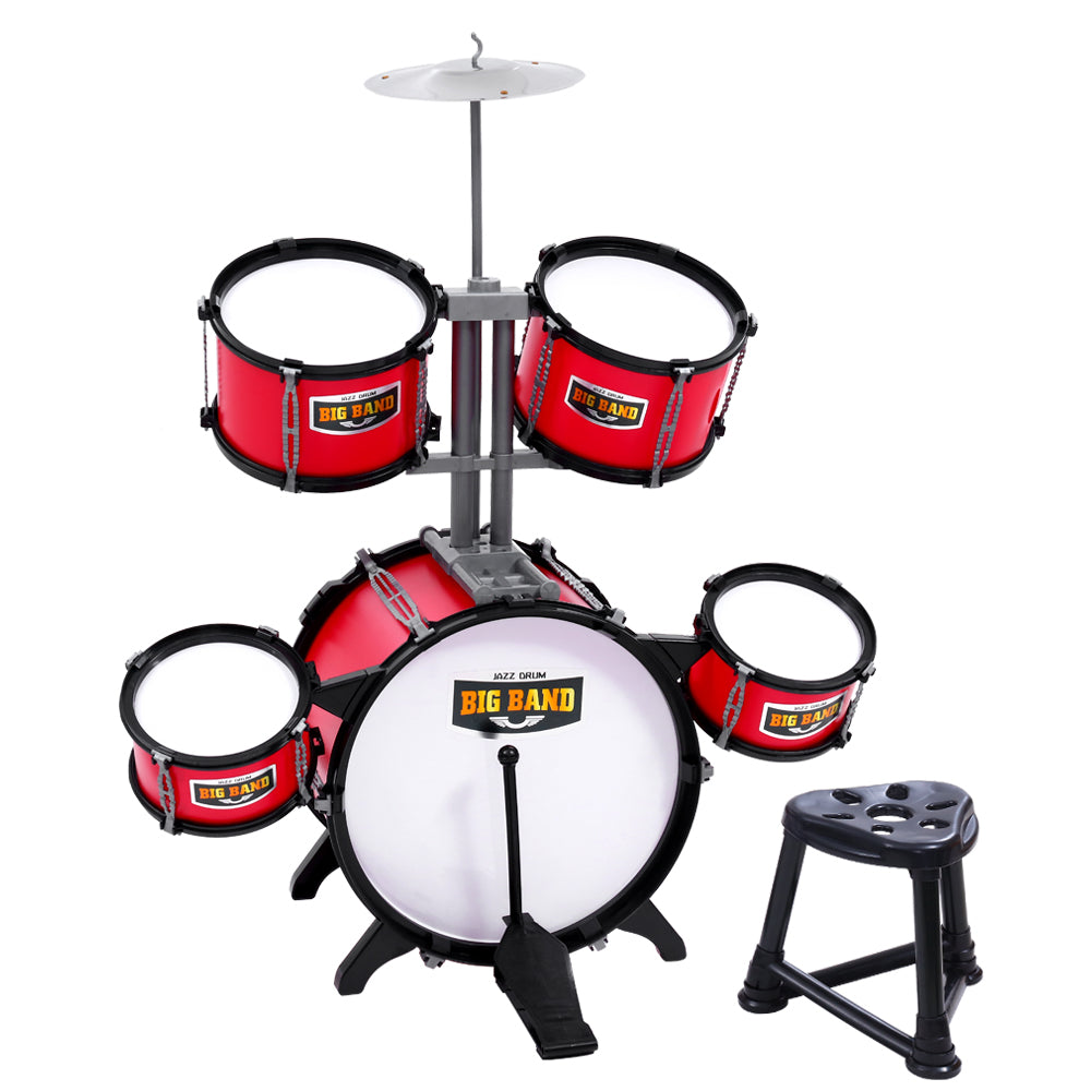 Keezi Kids 7-Piece Junior Drum Play Set