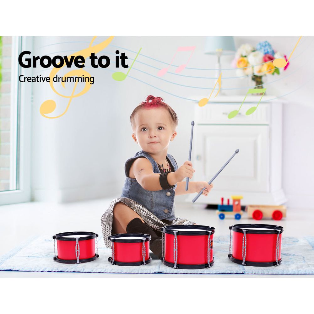 Keezi Kids 7-Piece Junior Drum Play Set