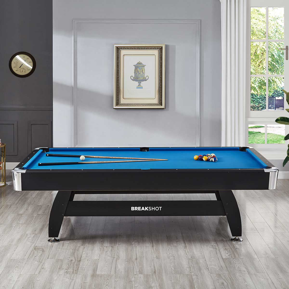 ActiveGo BreakShot 8ft Pool Table with 3-IN-1 Table Top