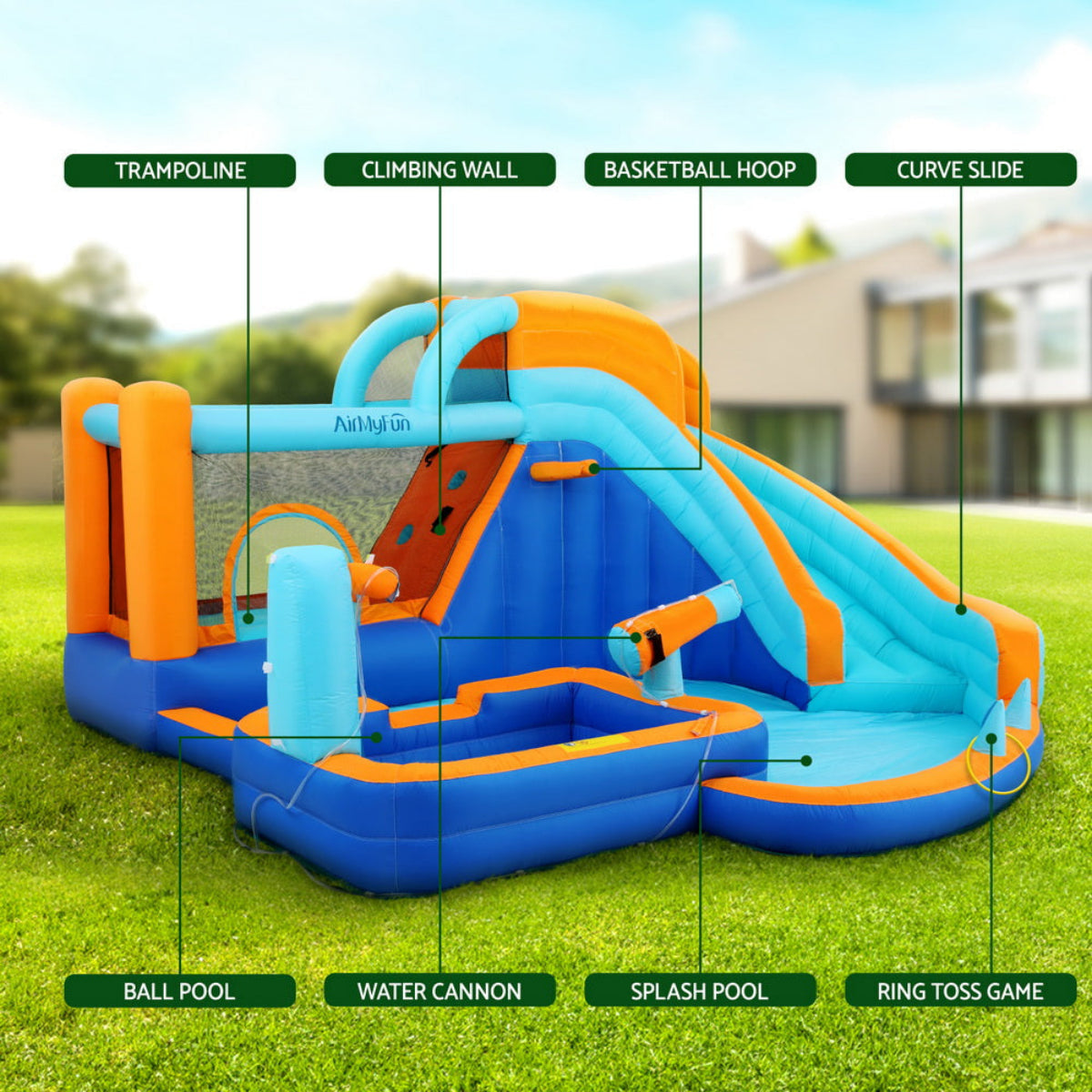 AirMyFun Kids Inflatable Water Park