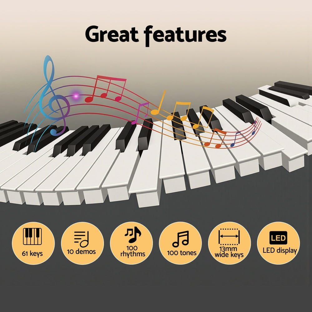 Alpha 61-Key Digital Piano Keyboard
