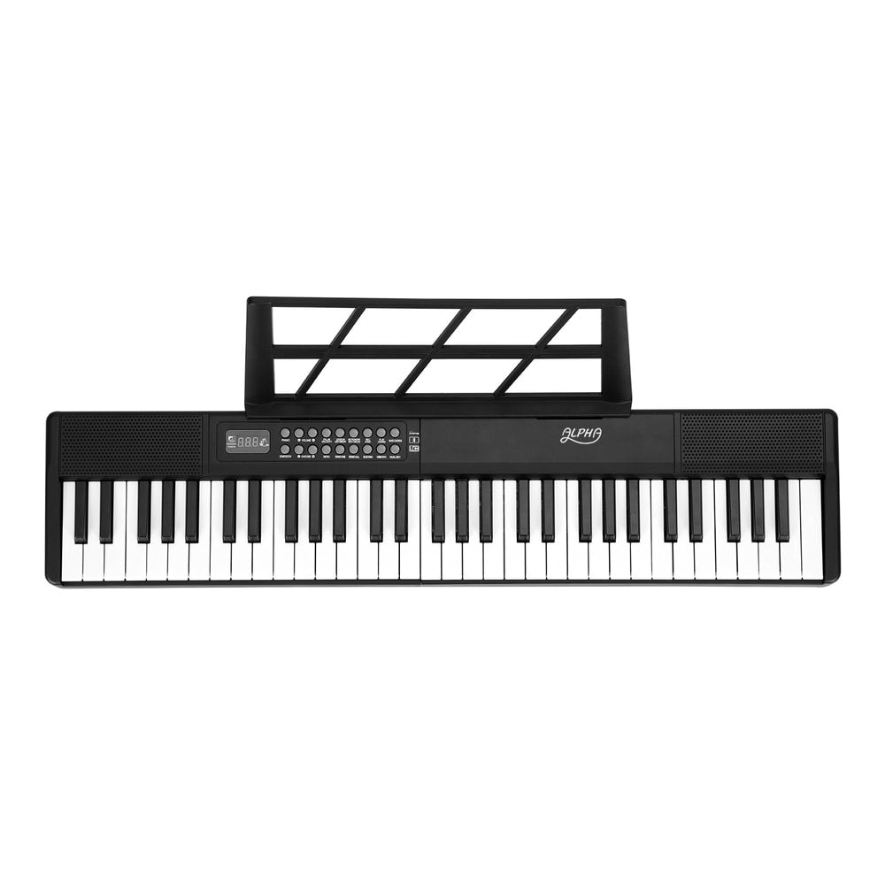 Alpha 61 Keys Foldable Electronic Piano Keyboard with Carry Bag