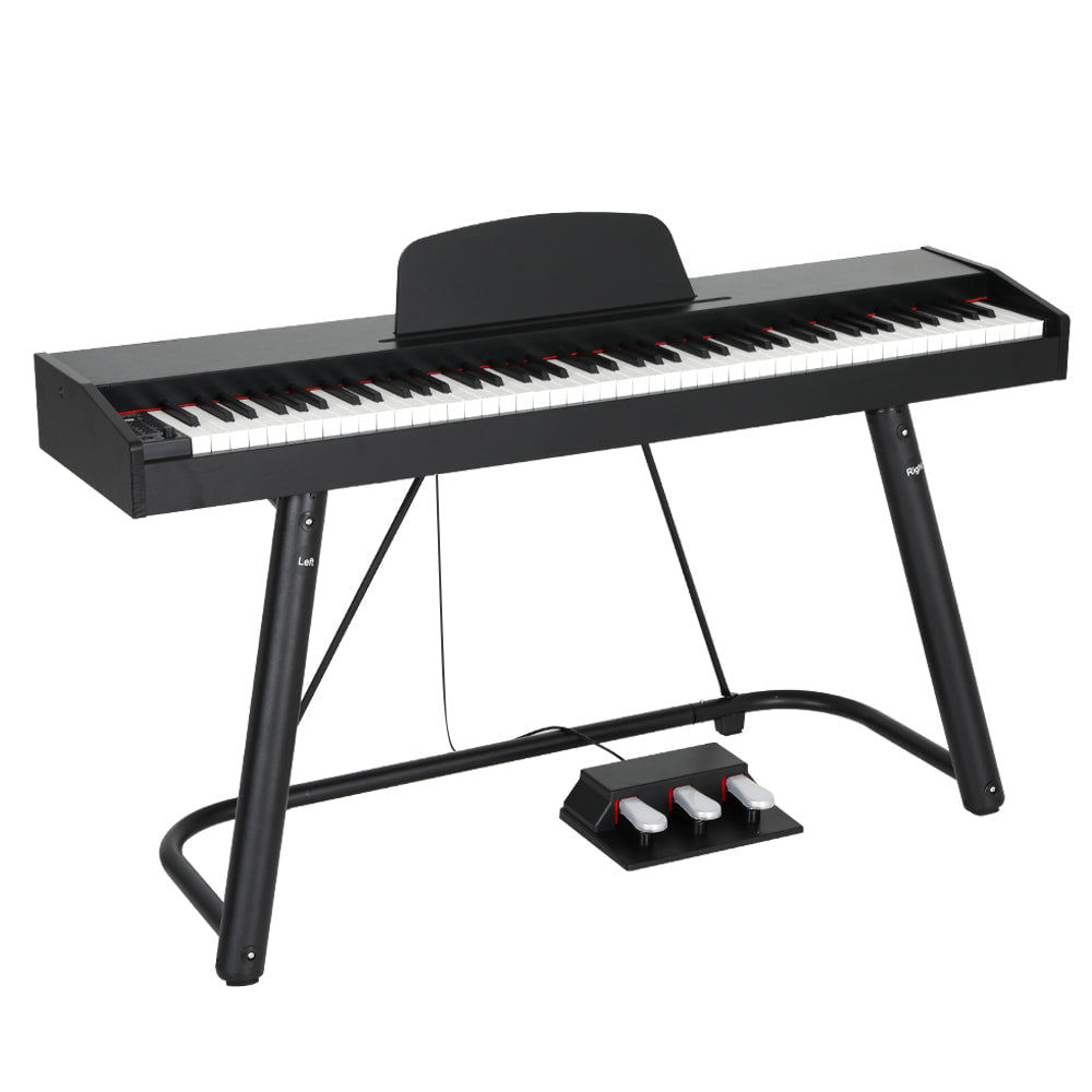 Alpha 88 Keys Electronic Piano Keyboard with Stand Semi-Weighted