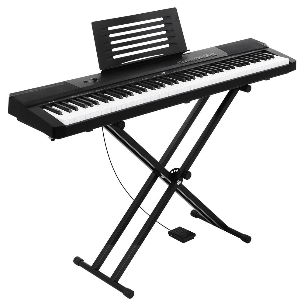 Alpha 88 Keys Electronic Piano Keyboard with Stand Sustain Pedal