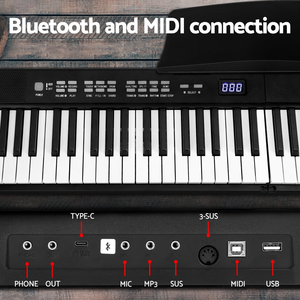 Alpha 88 Keys Foldable Electronic Piano Keyboard with Carry Bag