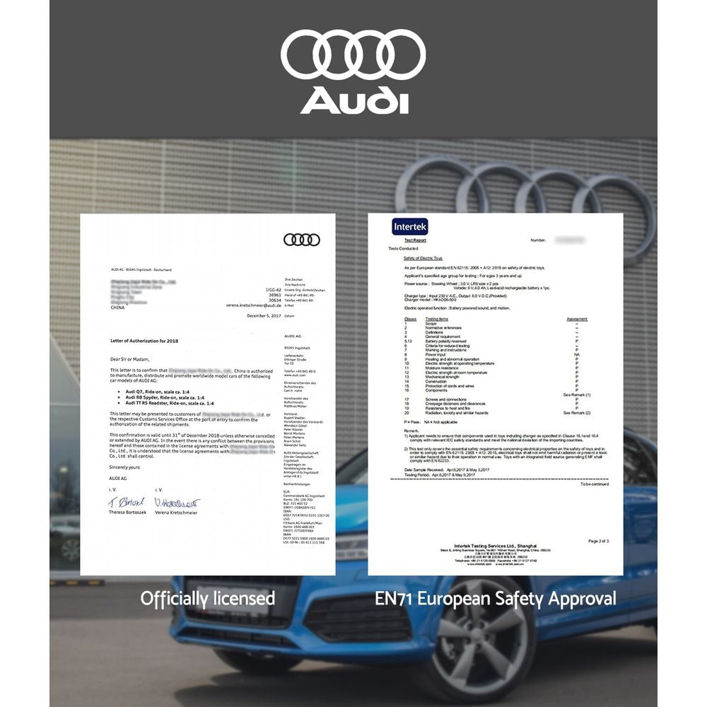 Audi Kids Car TT RS Roadster Ride On