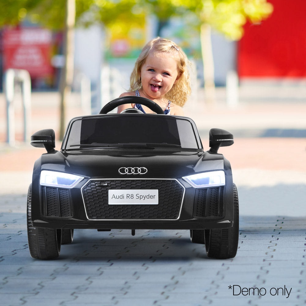 Audi Kids Car R8 Spyder Ride on Black