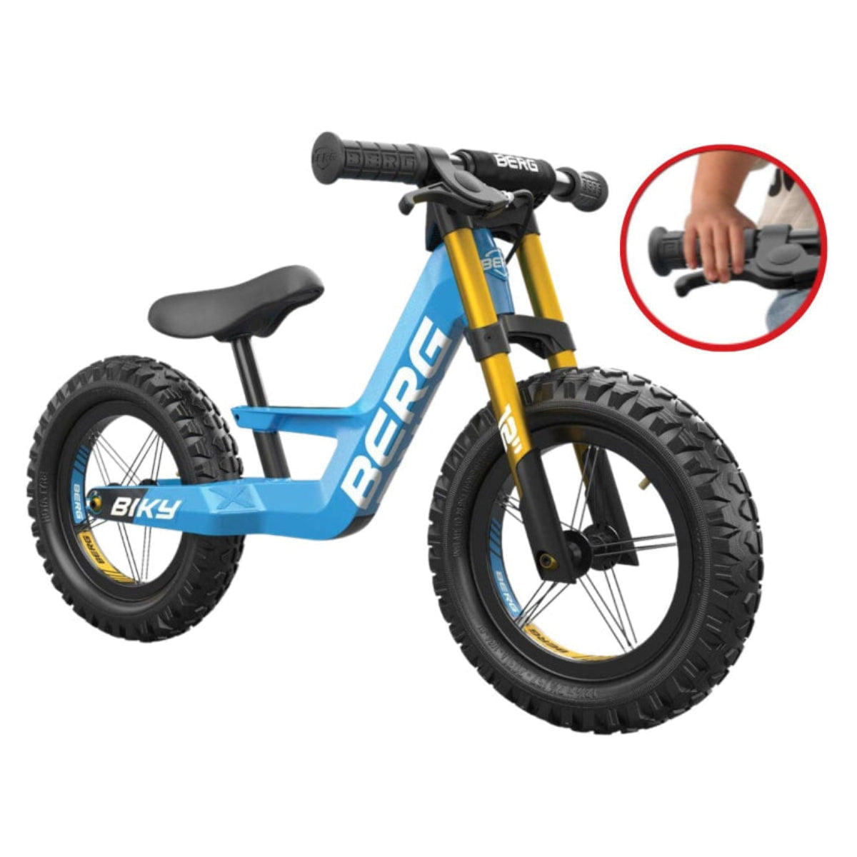 Berg Biky Cross Balance Bike with Handbrake