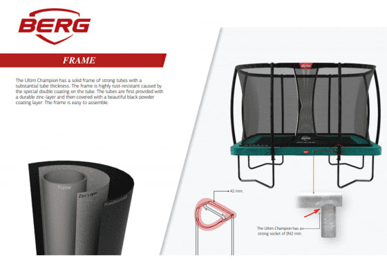 Berg Ultimate Champion Regular 410cm Trampoline