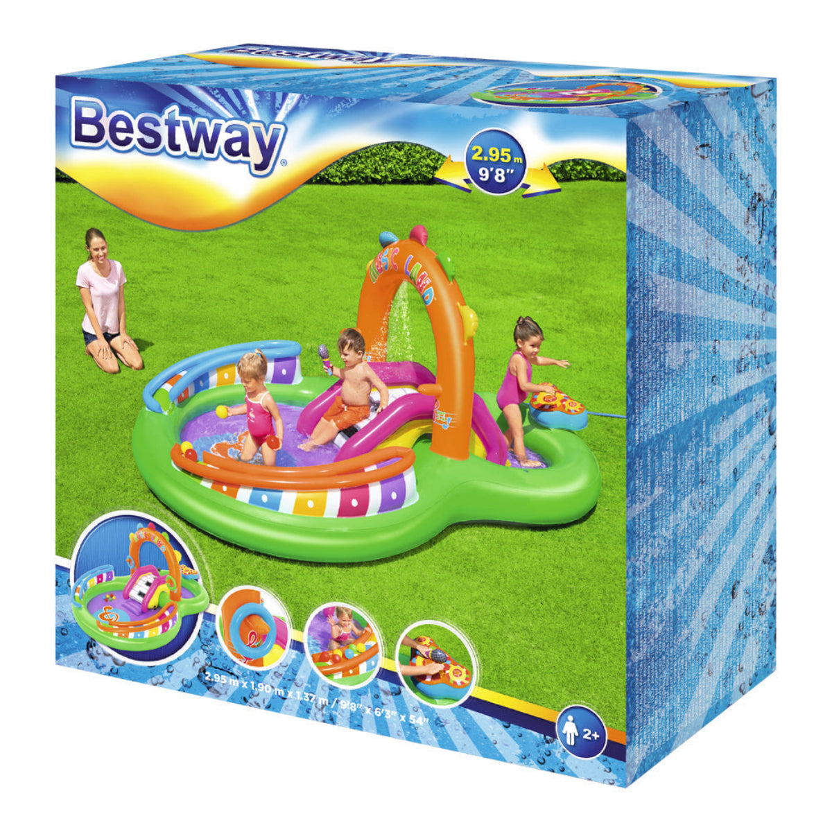 Bestway Kids Sing and Splash Inflatable Play Pool