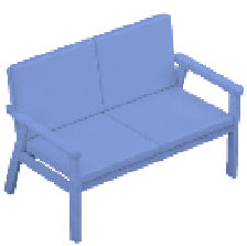 Edu Fun Kids Wooden Lounge Sofa