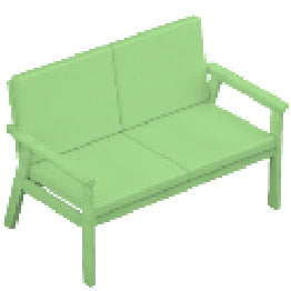 Edu Fun Kids Wooden Lounge Sofa