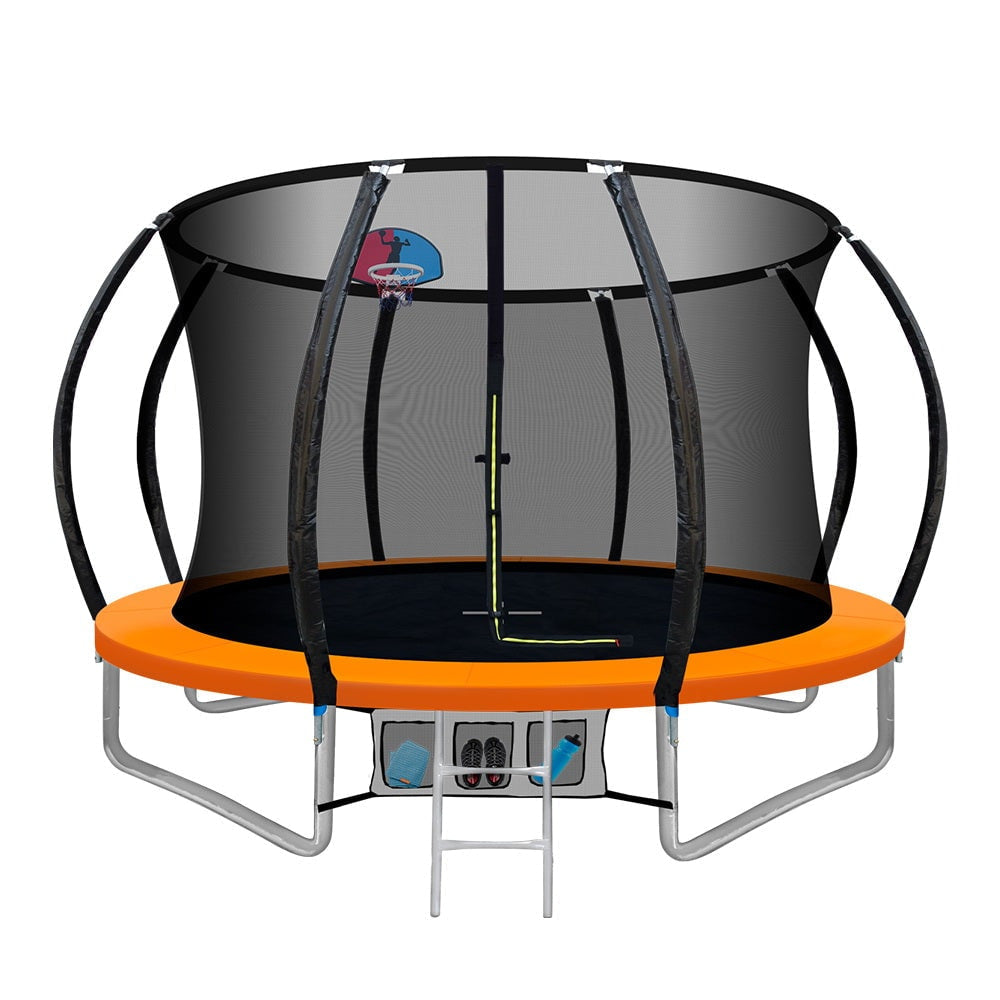 Everfit 10ft Trampoline Kids with Basketball Hoop