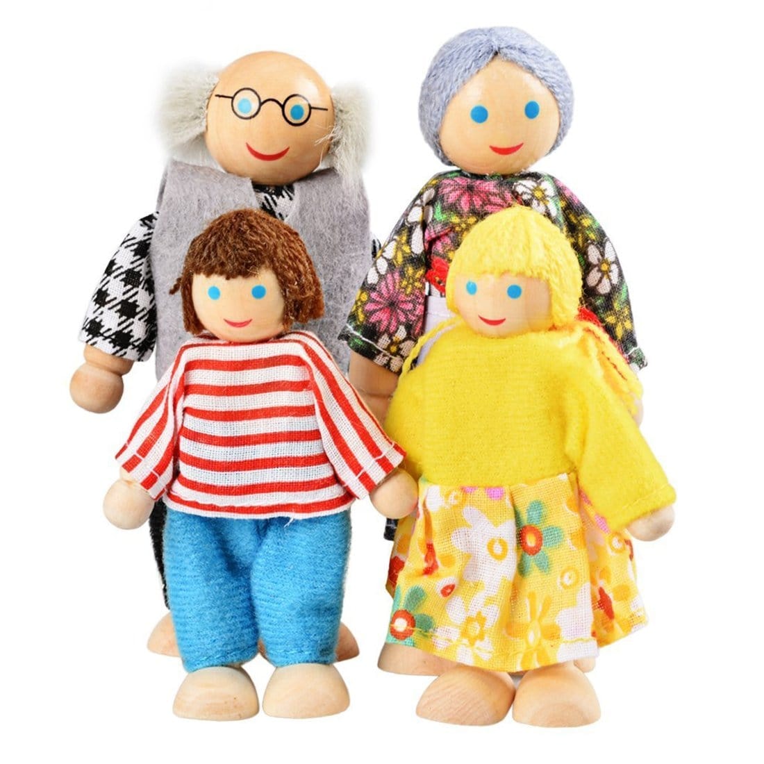 Family of 7 Dolls