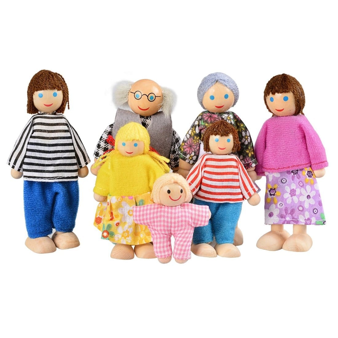 FREE Family of 7 Dolls for Dolls House