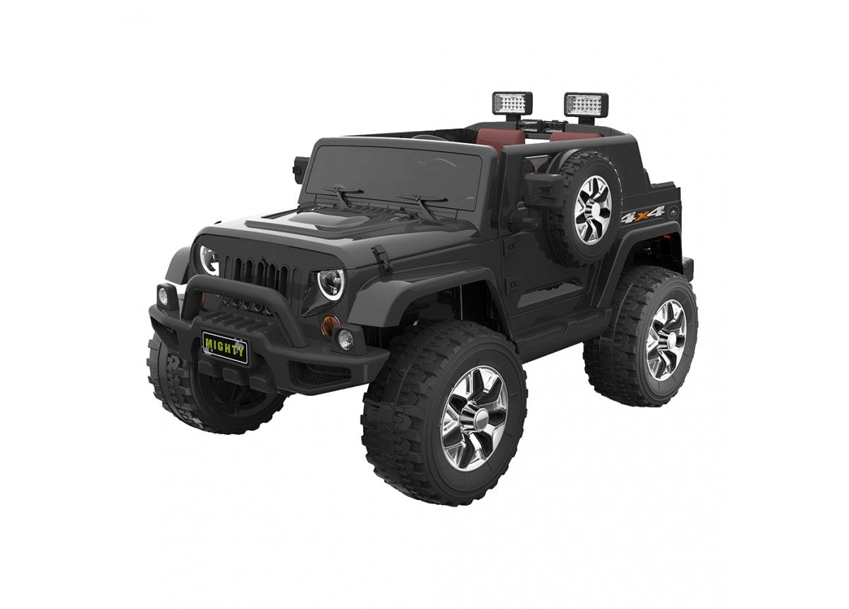 Go Skitz 12V Black Electric Kids Ride On Jeep with Remote Control