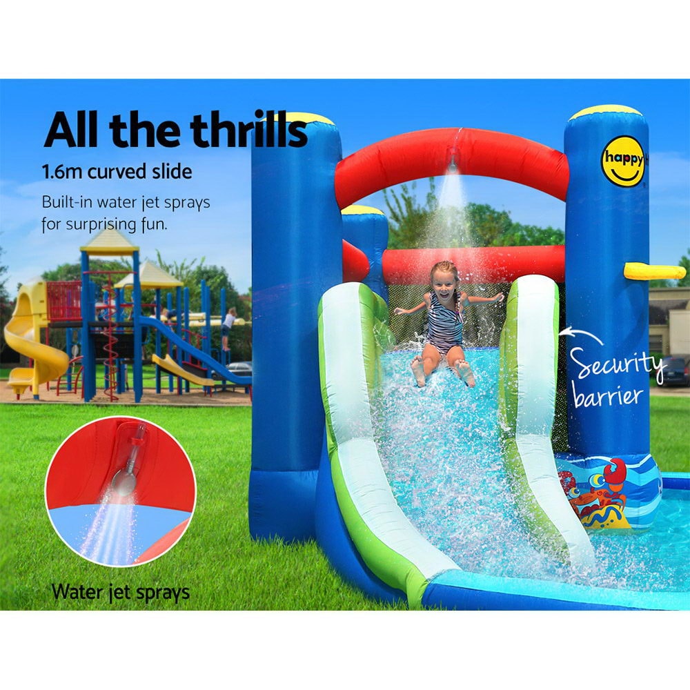 Happy Hop Jumping Castle Inflatable Water Slide with Carry Bag