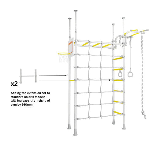 Tinnitots Height Extension Kit for No Drill models