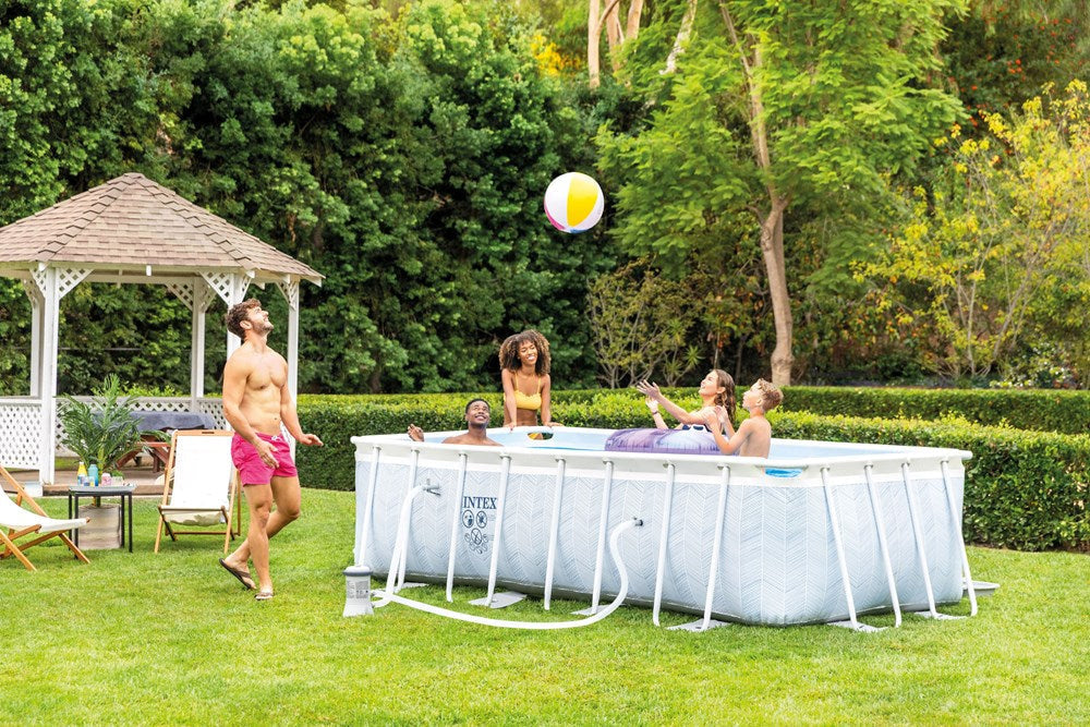 Intex Chevron Prism Rectangular Pool 4M X 2M X 1M