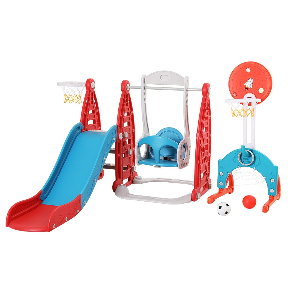 Keezi 6-in-1 Kids Playground Set