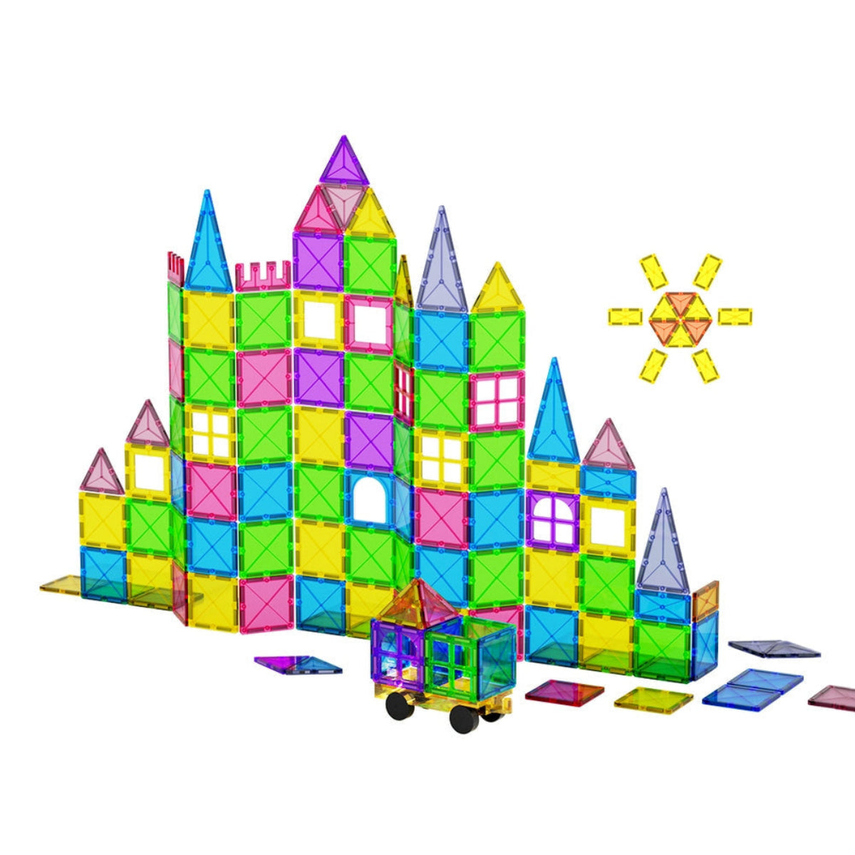 Keezi Kids Magnetic Tiles Playset