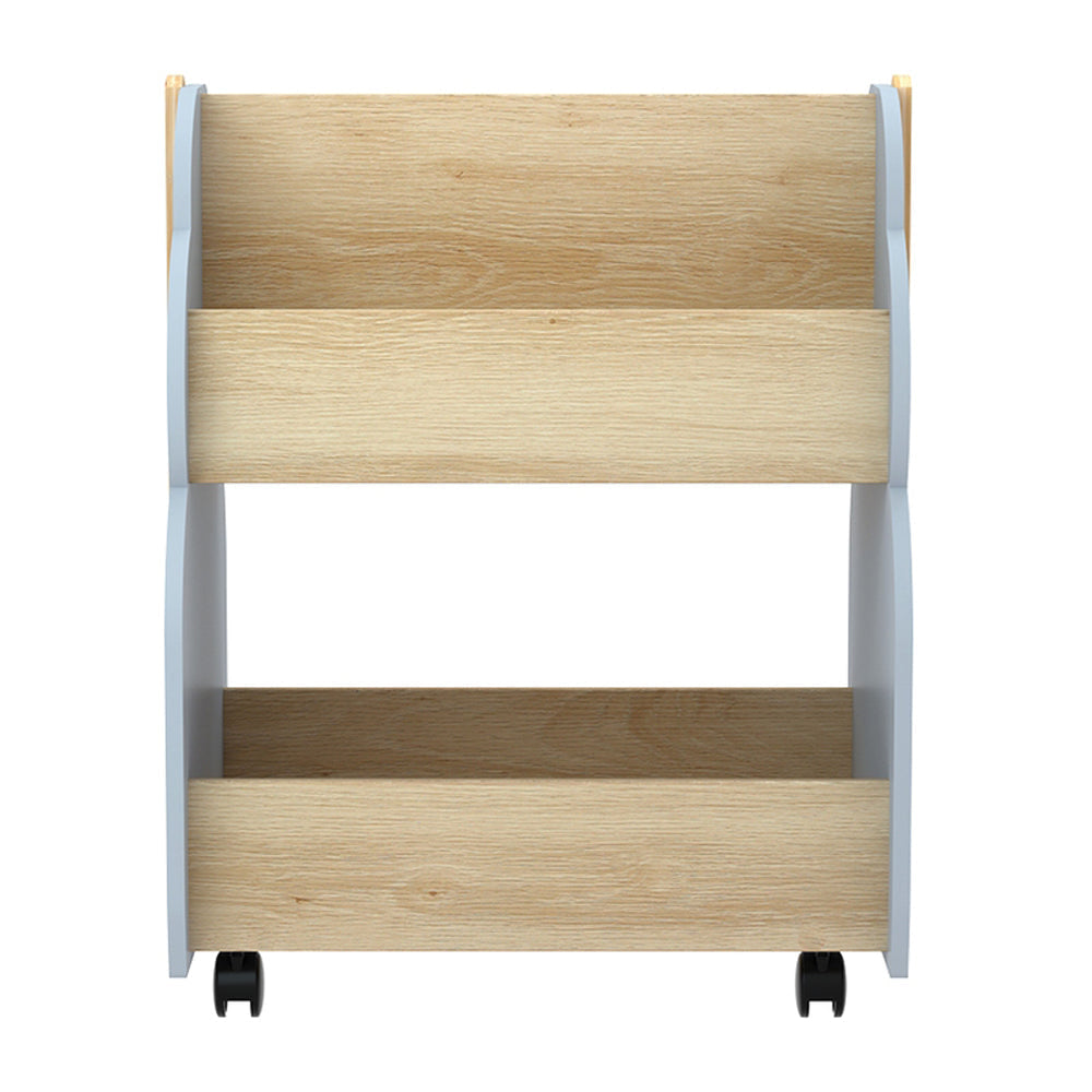 Keezi Kids Double-Sided Bookshelf Organiser