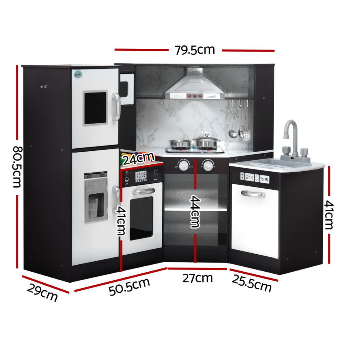 Keezi Kids Corner Kitchen Playset