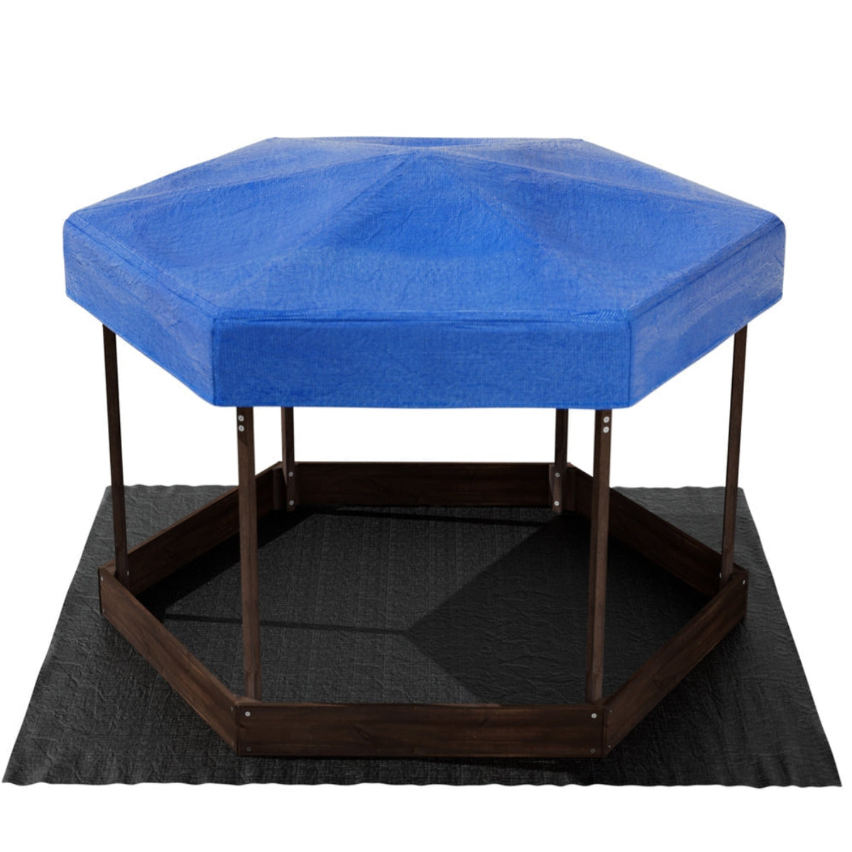 Keezi Kids Wooden Hexagon Sandpit