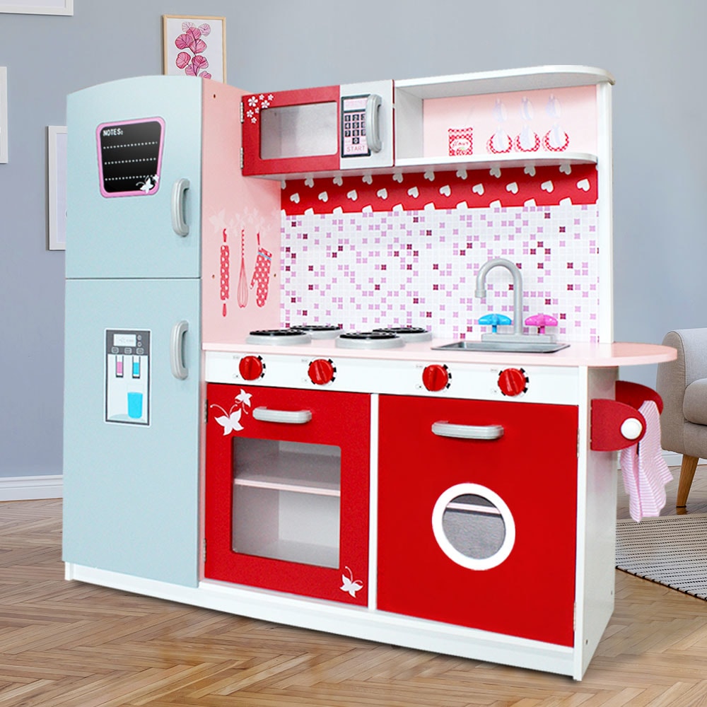 Keezi Kids Kitchen with Fridge and Dishwasher