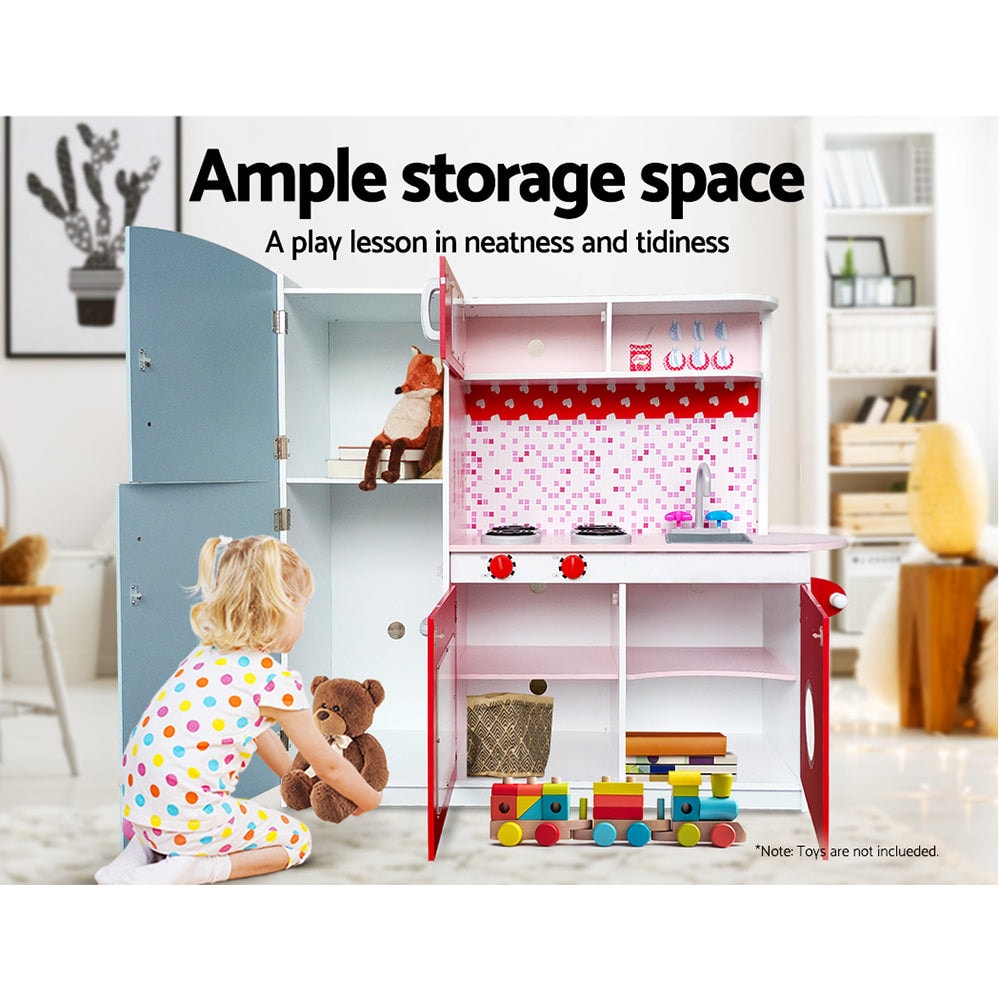 Keezi Kids Kitchen with Fridge and Dishwasher