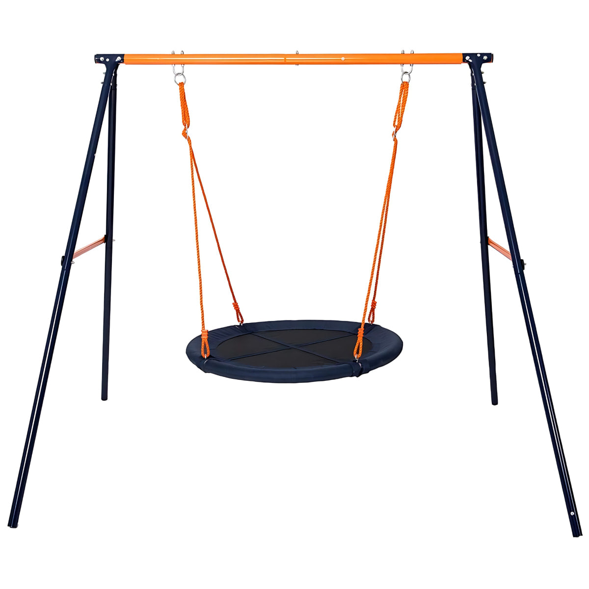 Kids Explore Nest Round Sensory Swing with Frame