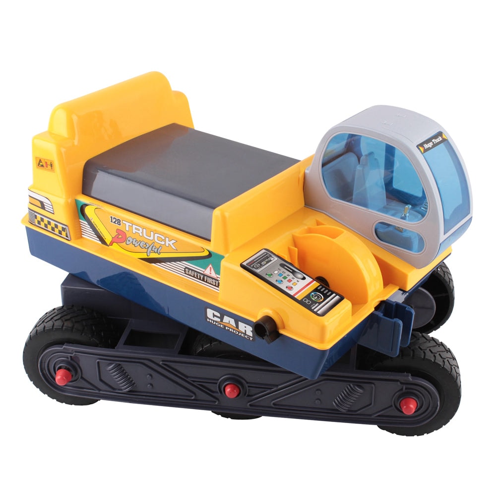Keezi Kids Ride On Manual Excavator with Safety Hat