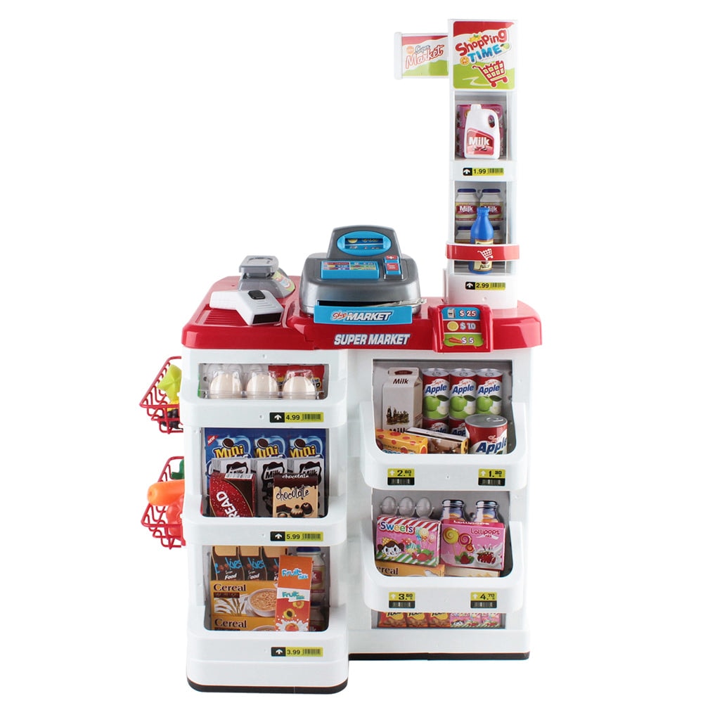 Keezi Kids Supermarket Toy Set with Accessories