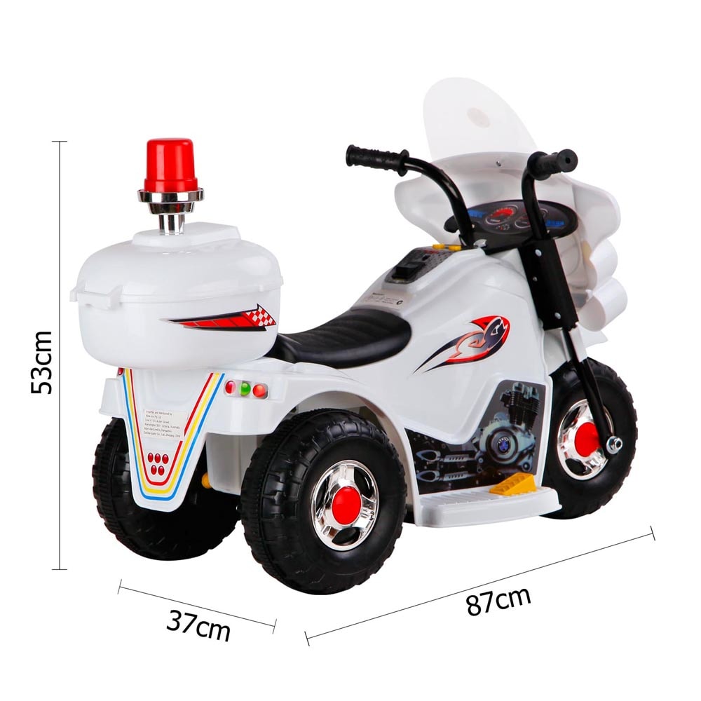 Rigo Kids Tripled-Wheel Police Motorbike