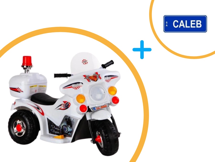 Rigo Kids Tripled-Wheel Police Motorbike