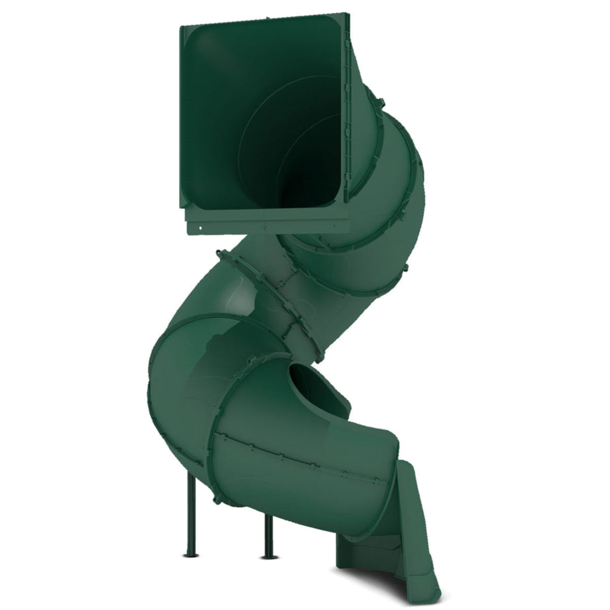 Lifespan Kids 2.9m Spiral Tube Slide (Green)