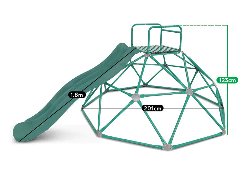 2m Climbing Dome with Slide