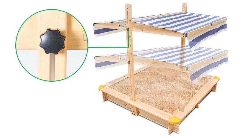 Joey Sandpit with Canopy Shade