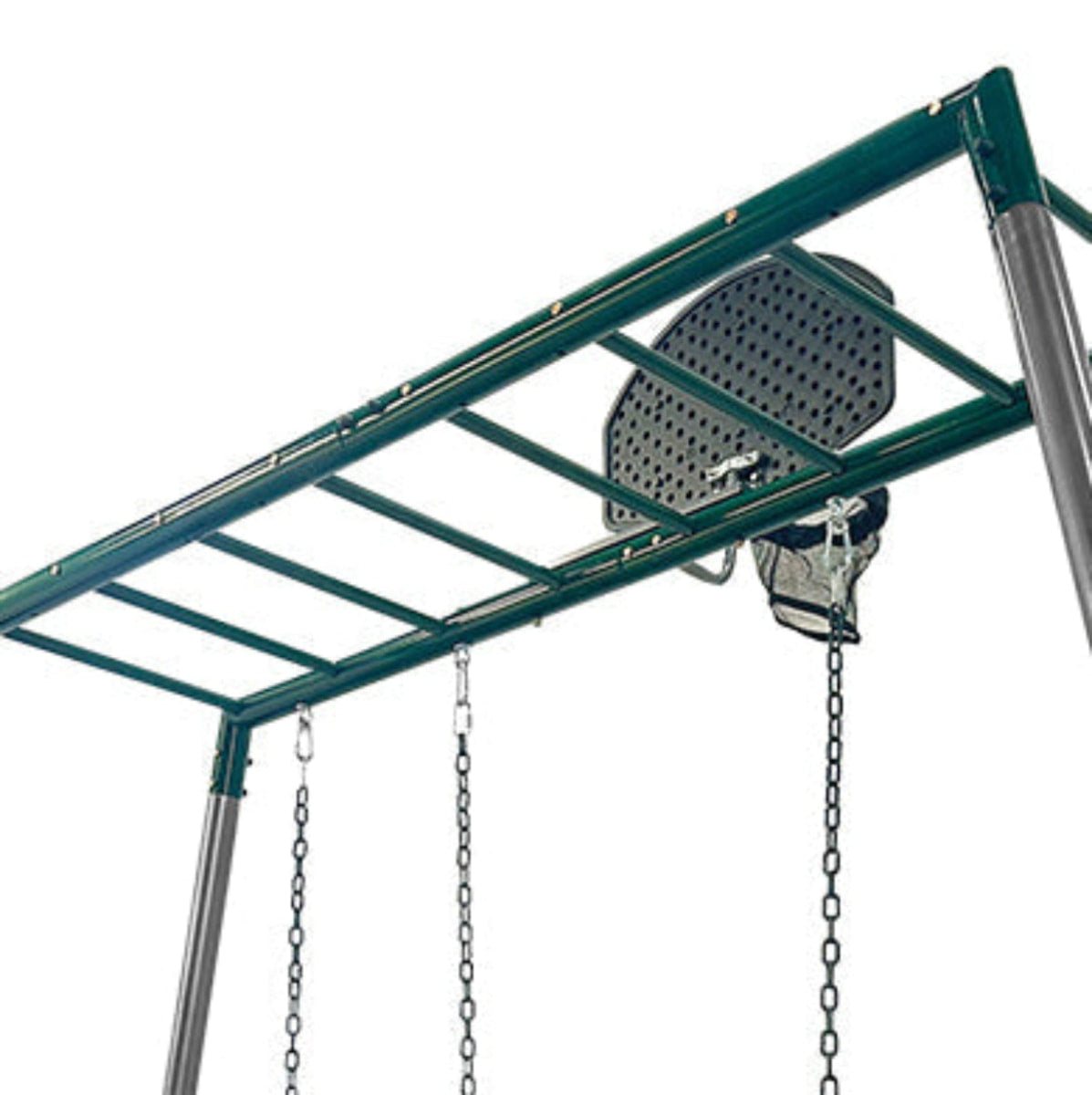 Lifespan Kids Stanley Commerical Steel Monkey Bars with Anchor Kit and Basketball Ring