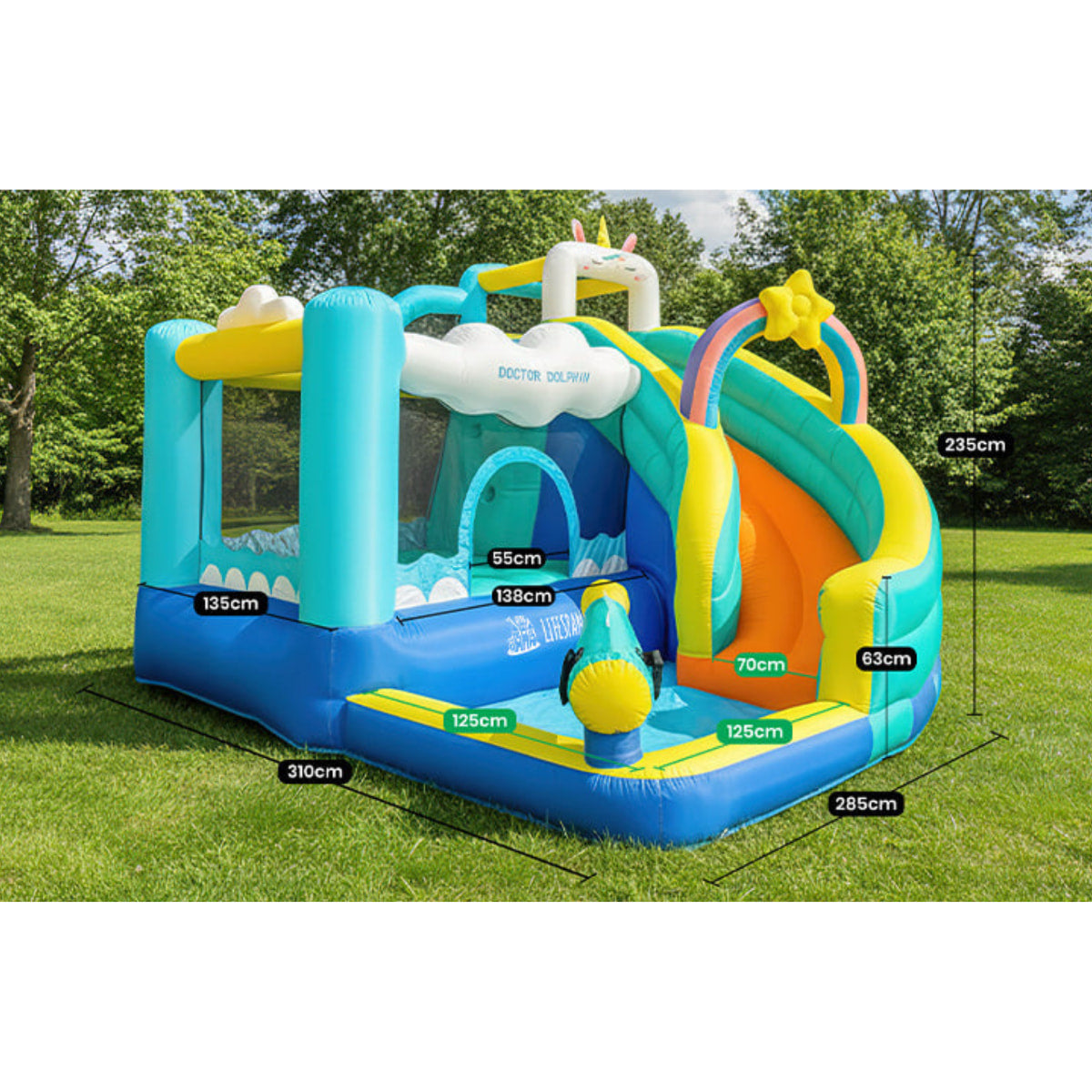 Lifespan Kids Unicornia Slide & Splash