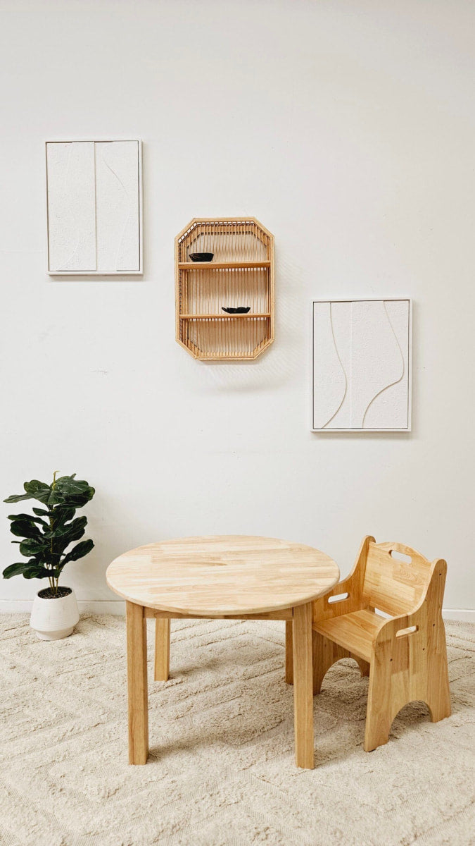 Medium Round Table and 2 Toddler Chairs