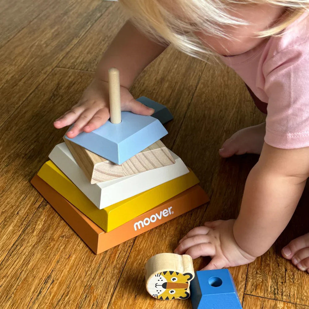 Moover Wooden Pyramid Puzzle