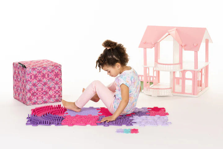 Muffik Pink Sensory Playmat Set