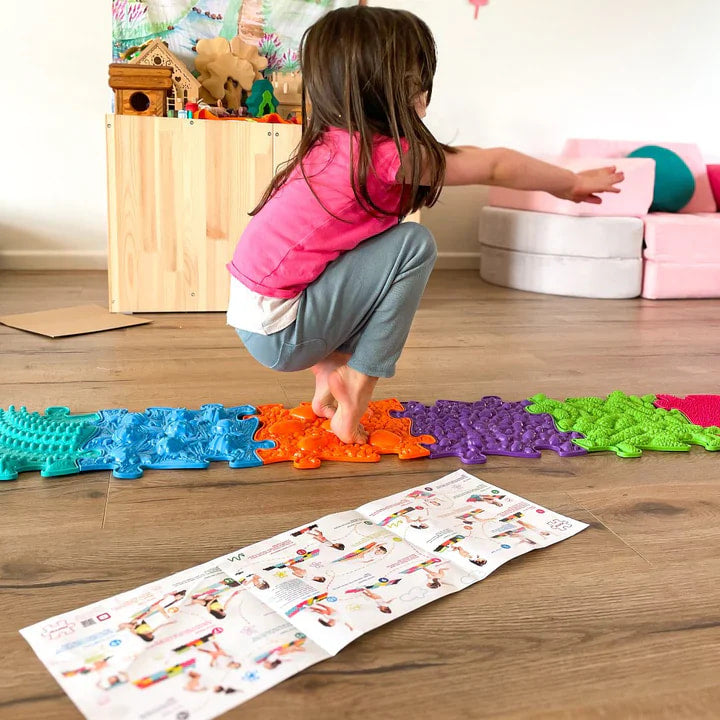 Muffik Rainbow Sensory Play Mat Set