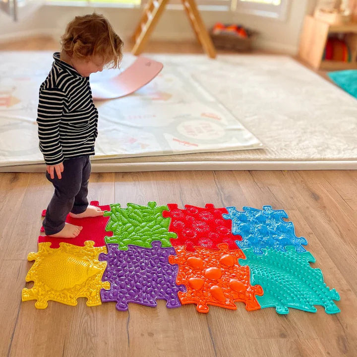 Muffik Rainbow Sensory Play Mat Set